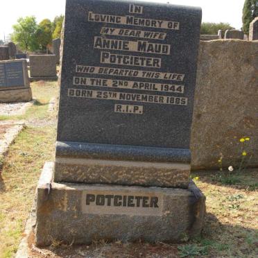 POTGIETER Annie Maud 1885-1944