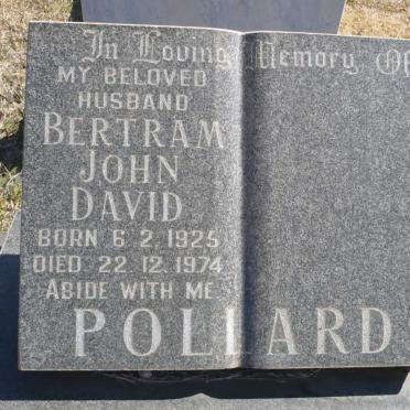 POLLARD Bertram John David 1925-1974