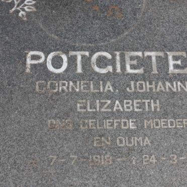 POTGIETER Cornelia Johanna Elizabeth 1918-1993