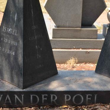 POEL Norman, van der 1929-1986 &amp; Isabel 1933-2004