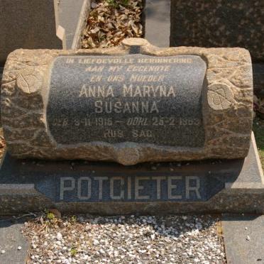 POTGIETER Anna Maryna Susanna 1915-1963
