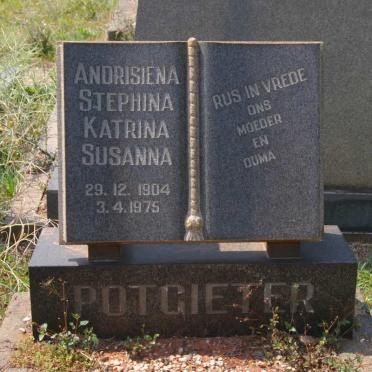 POTGIETER Andrisiena Stephina Katrina Susanna 1904-1975
