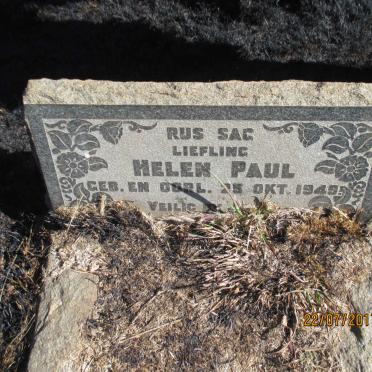 PAUL Helen 1949-1949