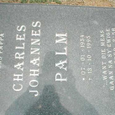 PALM Charles Johannes 1954 - 1995