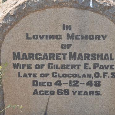 PAVER Margaret Marshall -1948