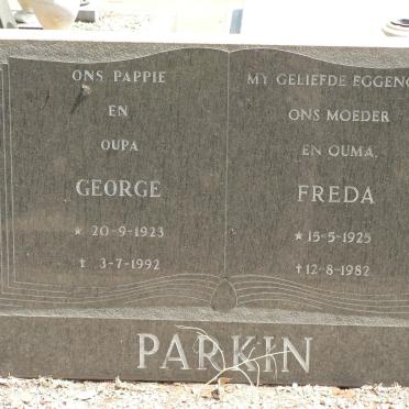 PARKIN George 1923-1992 &amp; Freda 1925-1982
