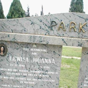 PARKIN Lewisa Johanna 1940-1996