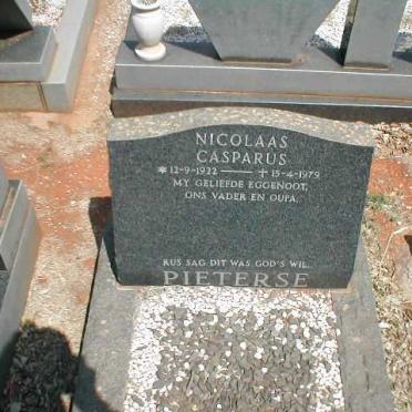 PIETERSE Nicolaas Casparus 1922-1979