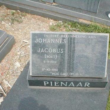 PIENAAR Johannes Jacobus 1919-1981