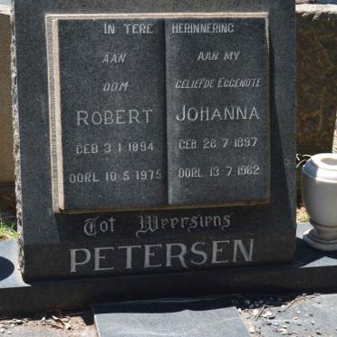 PIETERSEN Robert 1894-1975 &amp; Johanna 1897-1962