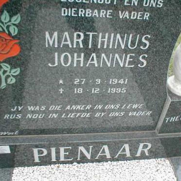 PIENAAR Marthinus Johannes 1941-1995
