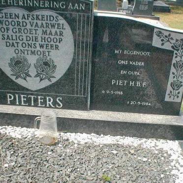 PIETERS Piet H.B.F. 1918-1984