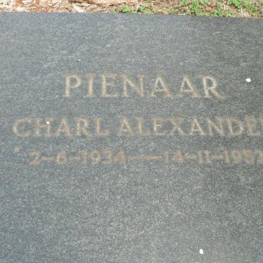 PIENAAR Charl Alexander 1934-1982