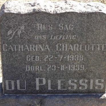 PLESSIS Catharina Charlotte, du 1938-1939