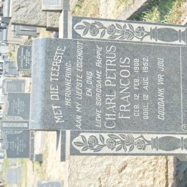 PLESSIS Charl Petrus Francois, du 1908-1952