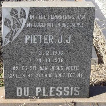 PLESSIS Pieter J.J., du 1906-1976