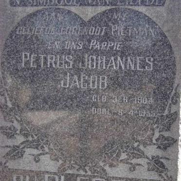 PLESSIS Petrus Johannes Jacob, du 1904-1955