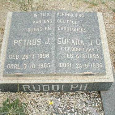 RUDOLPH Petrus J. 1896-1965 &amp; Susara J.C. GROBBELAAR 1895-1936
