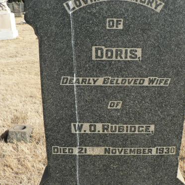 RUBIDGE Doris -1930
