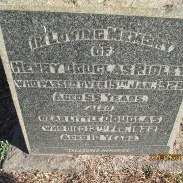 RIDLEY Henry Douglas -1929 :: RIDLEY Douglas -1922