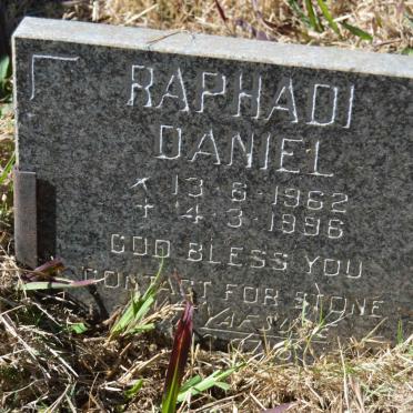 RAPHADI Daniel 1962-1996