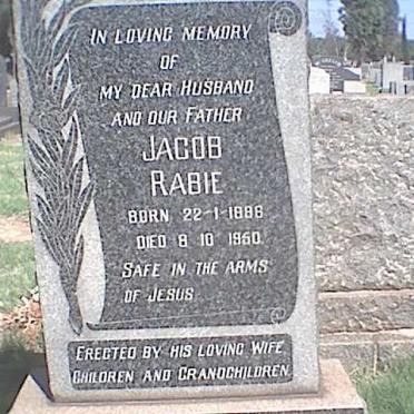 RABIE Jacob 1886-1950