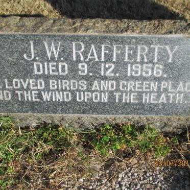RAFFERTY J.W. -1956