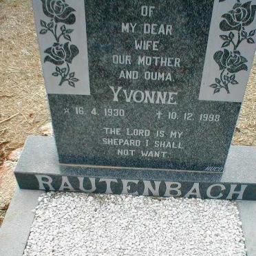 RAUTENBACH Yvonne 1930-1998