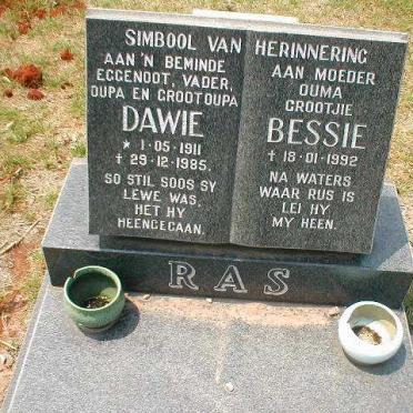 RAS Dawie 1911-1985 &amp; Bessie -1992