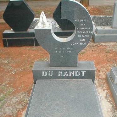 RANDT Jan Jonathan, du 1943-1987