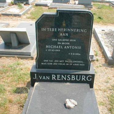 RENSBURG Michael Antonie, J. van 1965-1984
