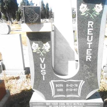 REUTER Vusi 1976-1997