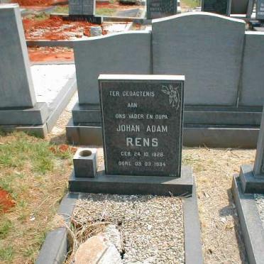 RENS Johan Adam 1926-1984