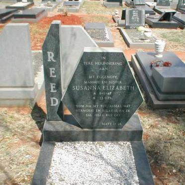 REED Susanna Elizabeth 1947-1978