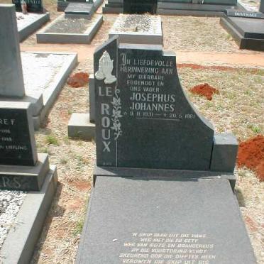 ROUX Josephus Johannes, le 1931-19?1