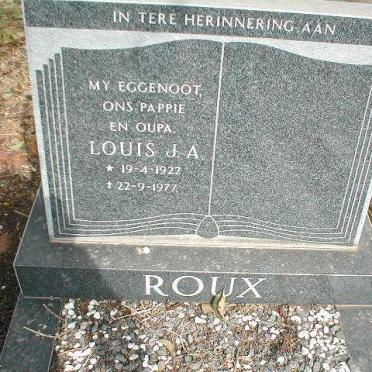 ROUX Louis J.A. 1922-1977