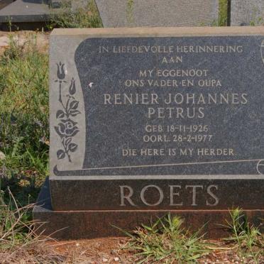 ROETS Renier Johannes Petrus 1926-1977