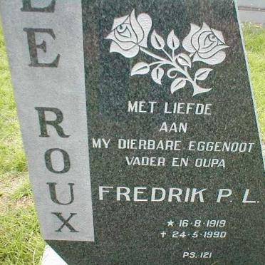 ROUX Fredrik P.L., le 1919-1990