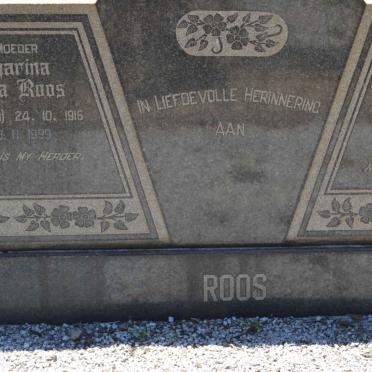 ROOS Jacobus Johannes Herculaas 1908-1962 &amp; Catharina Maria RUDOLPH 1915-1999