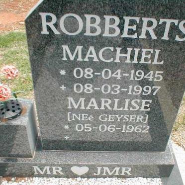 ROBBERTS M.R. 1945-1997 &amp; J.M.R. GEYSER 1962-