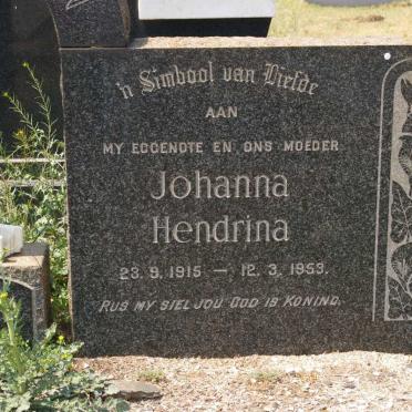 ROOYEN Johanna Hendrina, van 1915-1953
