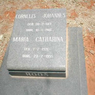 ROOS Cornelis Johannes 1917-1986 &amp; Maria Catharina 1926-1995