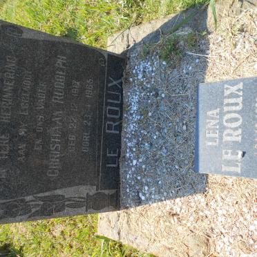 ROUX Christiaan Rudolph, le 1917-1965 &amp; Lena 1920-2011