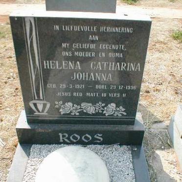 ROOS Helena Catharina Johanna 1921-1996