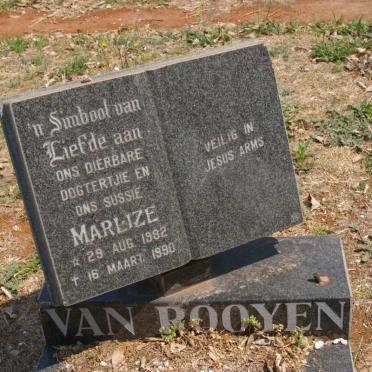 ROOYEN Marlize, van 1982-1990
