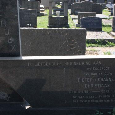 ROUX Pieter Johannes Christiaan, le 1911-1967