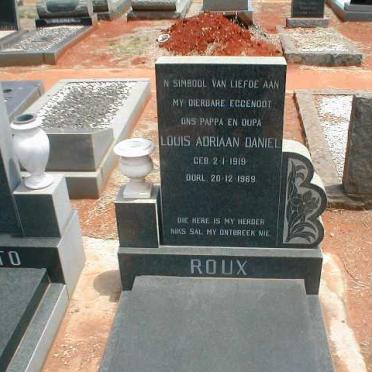 ROUX Louis Adriaan Daniel 1919-1969