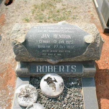 ROBERTS Jan Hendrik 1925-1952