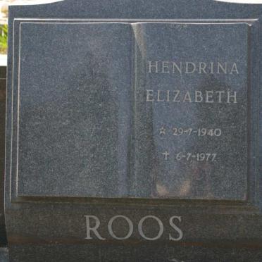 ROOS Hendrina Elizabeth 1940-1977