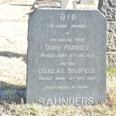 SAUNDERS Douglas Bousfield -1959 &amp; Doris Frances -1957